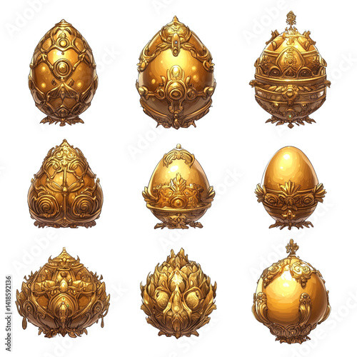 Egg material set(game item PNG)