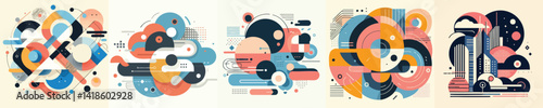 Modern Shape Design Vector