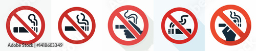 No Smoking silhouette icon