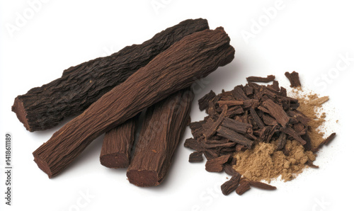 Wallpaper Mural Dried Root Pieces and Powder Torontodigital.ca