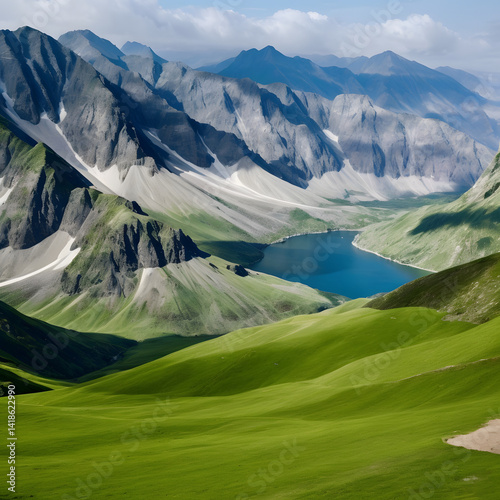 high mountain landscape