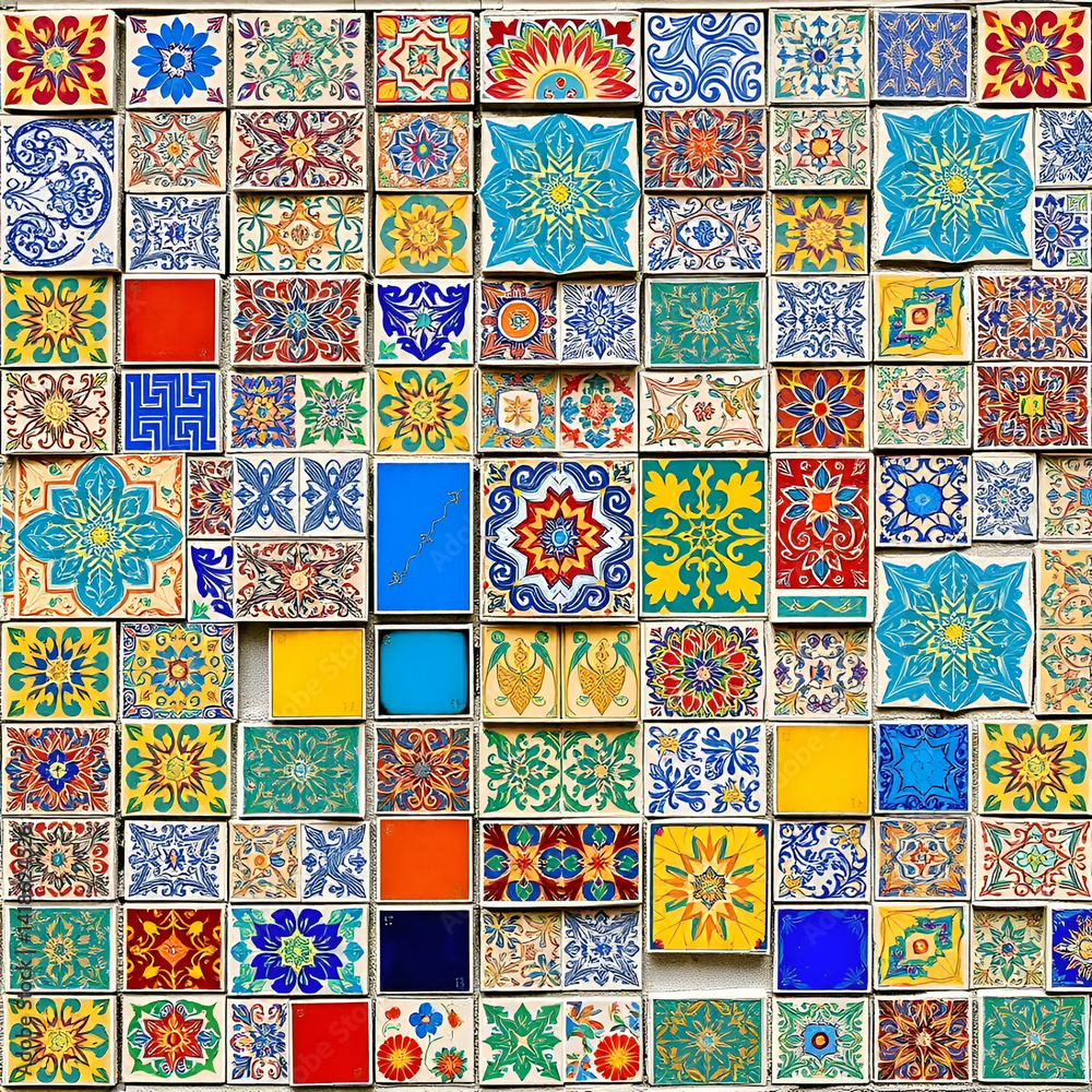 Abstract colorful mosaic tile pattern background. (1) Abstract colorful mosaic tile pattern background. (1)