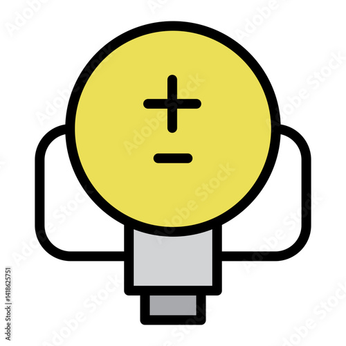 Intellectual Property Vector Filled Icon Design