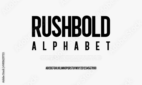 Tall Condensed Font � Modern Sans Display Typeface EPS