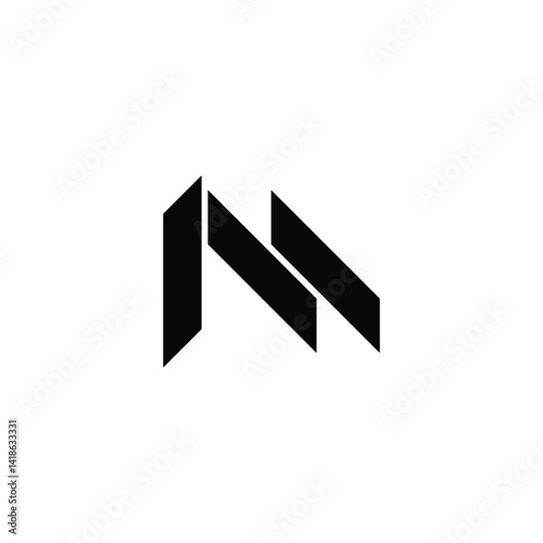 Free Download Letter m knifes, simple, geometric symbol simple logo vector - GFXLoad