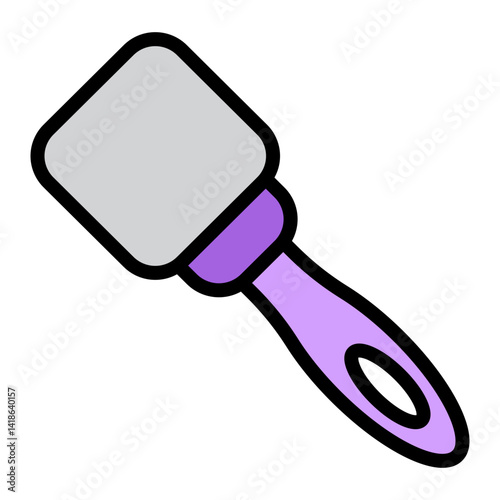 Lint Roller Vector Filled Icon Design