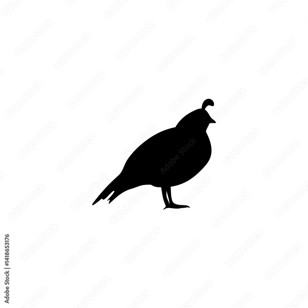 Quail Birds Silhouette Quail Birds Silhouette