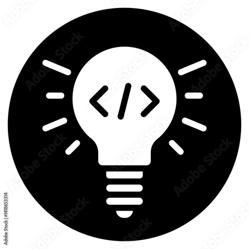 idea glyph icon