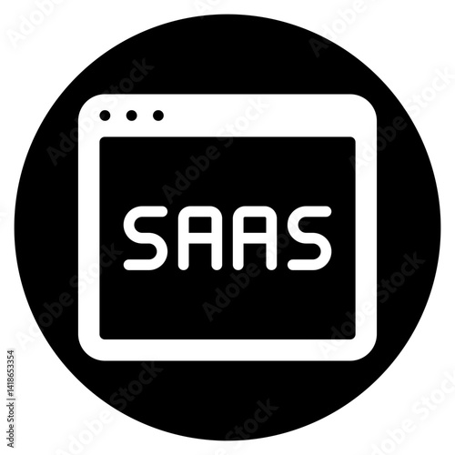 saas glyph icon