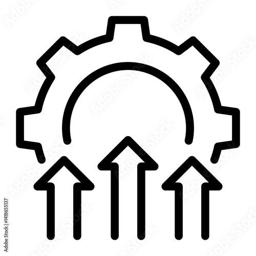 software development line icon