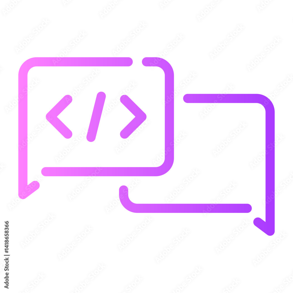 chat gradient icon chat gradient icon