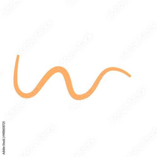 Pinworm parasite icon