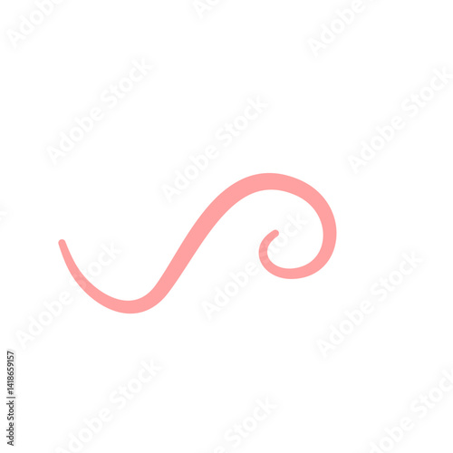 Pinworm parasite icon