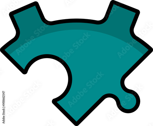 Puzzle Piece Shape Icon