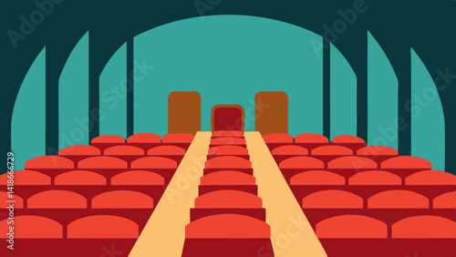 From Stage Looking toward Audience Background