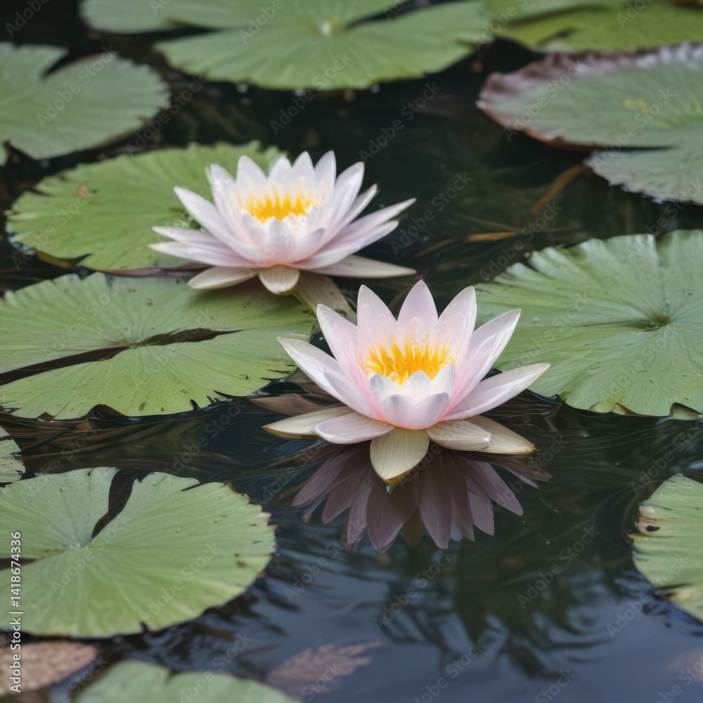 white water lily, white water lilies, pink water lily white water lily, white water lilies, pink water lily