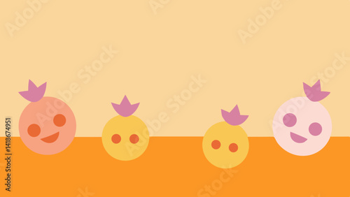 Whimsical Halloween Pastel Candy Border Vector Background