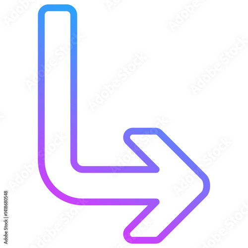 Down Right Arrow Icon