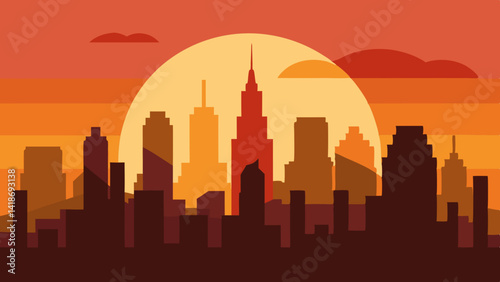 seattle skyline at sunset