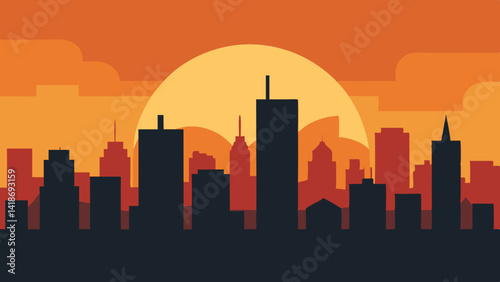 seattle skyline at sunset