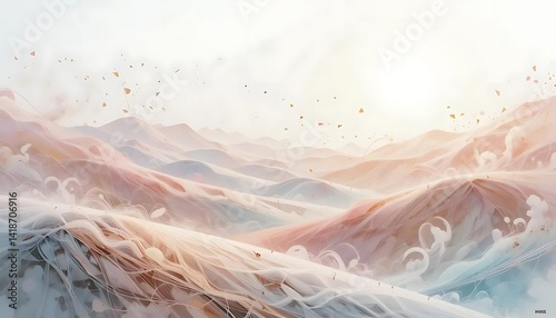 Organic Duotone Paste – Background Abstract Shape Overlay	AI generated abstract background with bold duotone pastel blobs in organic freeform layout. Ideal for TikTok story frames, Instagram templates