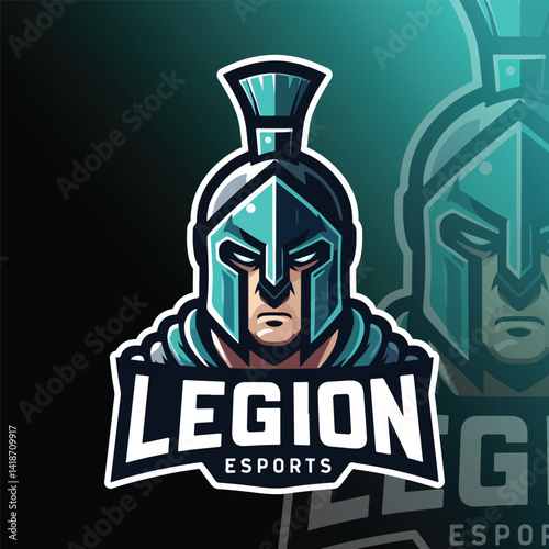 legion mascot logo vector illustration