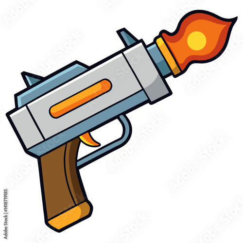 hand holding gun