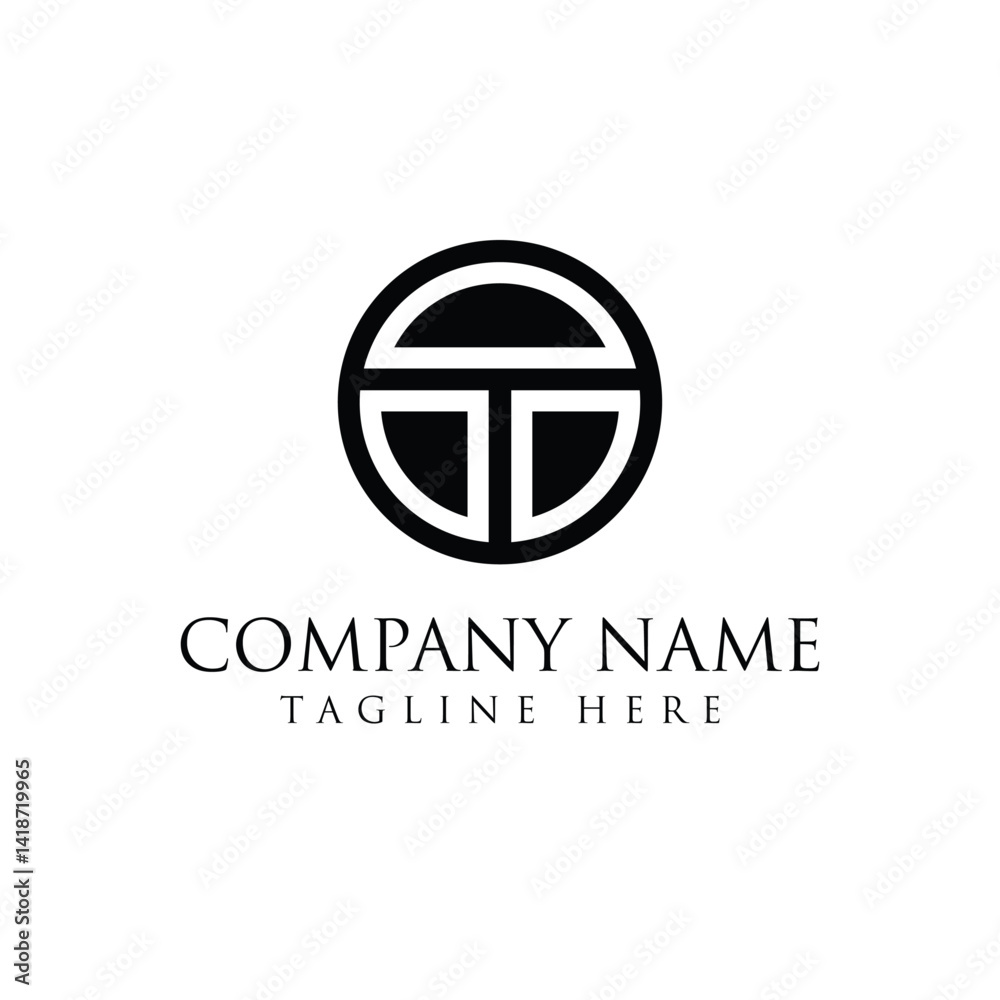 Logo design letter T Logo design letter T