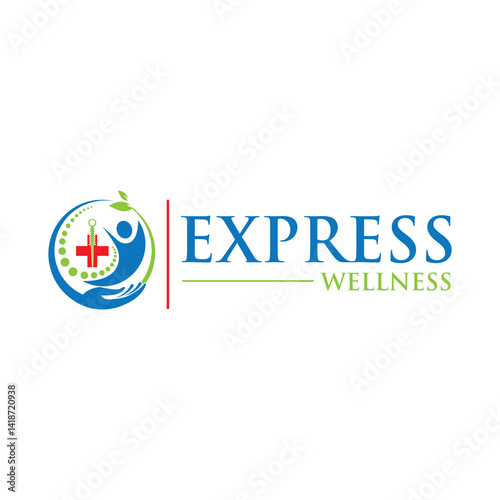 Serene Wellness Logo symbolizing balance, vitality, and natural healing—perfect for wellness brands, spas, health coaches, or holistic businesses promoting self-care and well-being.