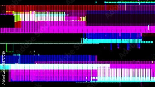 Wallpaper Mural Heavy Colorful Glitch Distortion Background Animation Torontodigital.ca