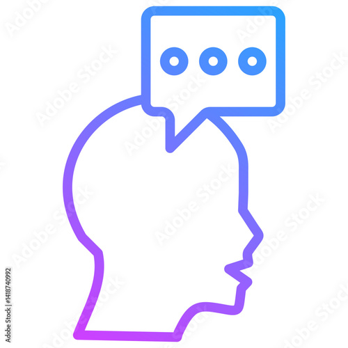 Speaking Icon
