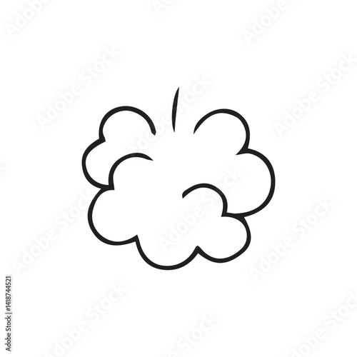 vector illustration of elements with explosion symbols	
