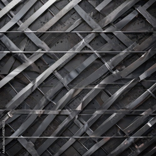 abstract metal background, metal grid background, metal texture background