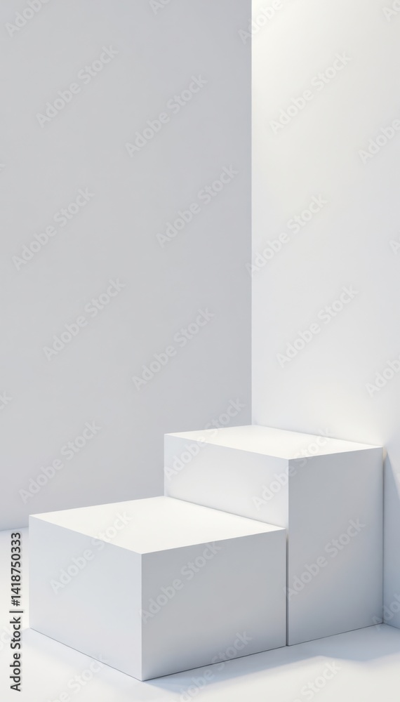 White cube boxes with random shifted background block composition, design, pattern White cube boxes with random shifted background block composition, design, pattern