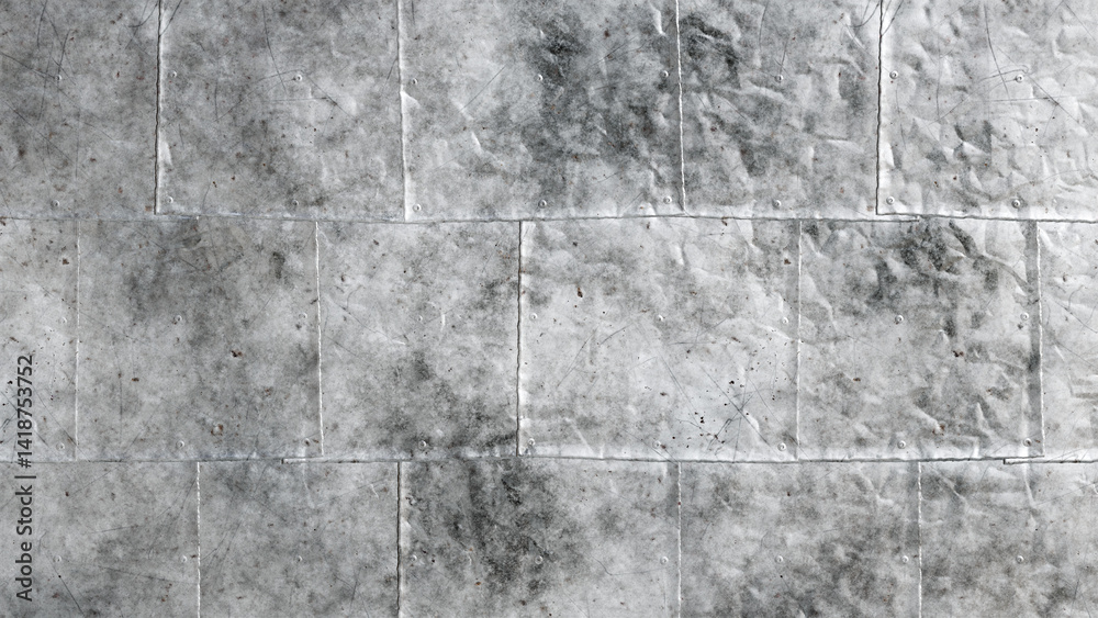 Fototapeta premium grunge metal wall aluminum for graphics product presentation