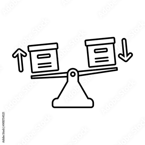 Trade Surplus Icon