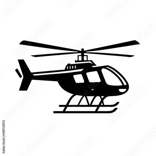 helicopter silhouette