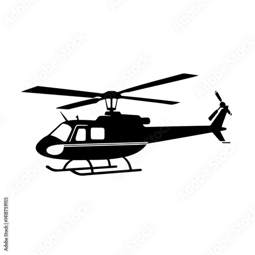 helicopter silhouette