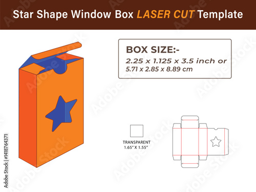 Creative Star Shape Soap Box Template for LASER Cutting Projects