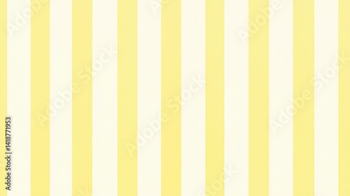 Vertical yellow and white stripes create a clean, elegant background.