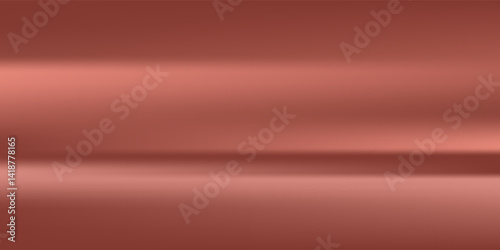 An empty room, light salmon pink floor and wall, partially lit. Space for text, 3d background, banner, wallpaper. Composition, graphic resource. vector eps10