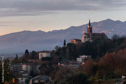 The city of Pinerolo, Turin, Italy
