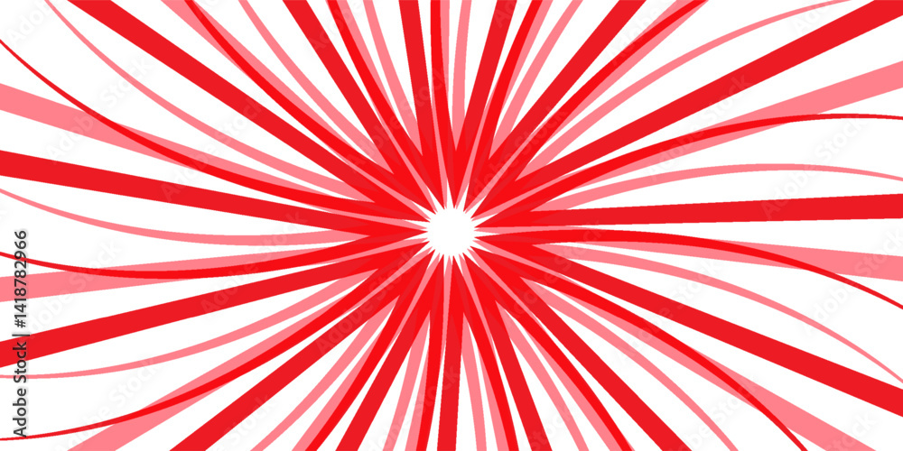 Fototapeta premium red and white sunburst background