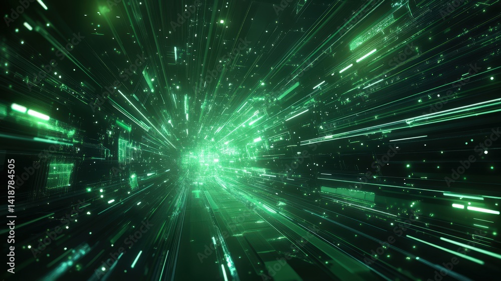 A cyberpunk-inspired green gradient background with digital light streaks and a futuristic glow. A cyberpunk-inspired green gradient background with digital light streaks and a futuristic glow.