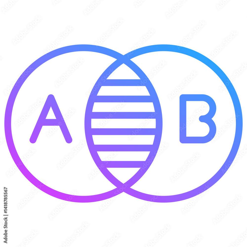 Venn Diagram Icon Venn Diagram Icon