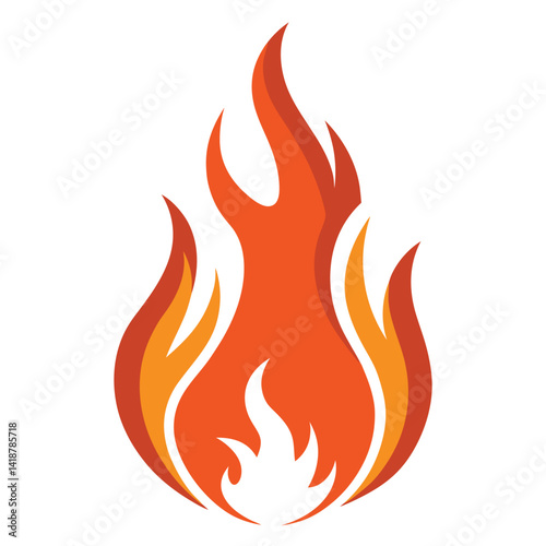 Fire Flame Symbol Graphic Silhouette