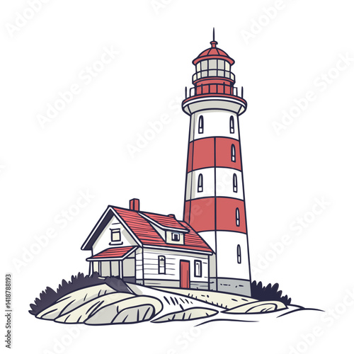 lighthouse on the island