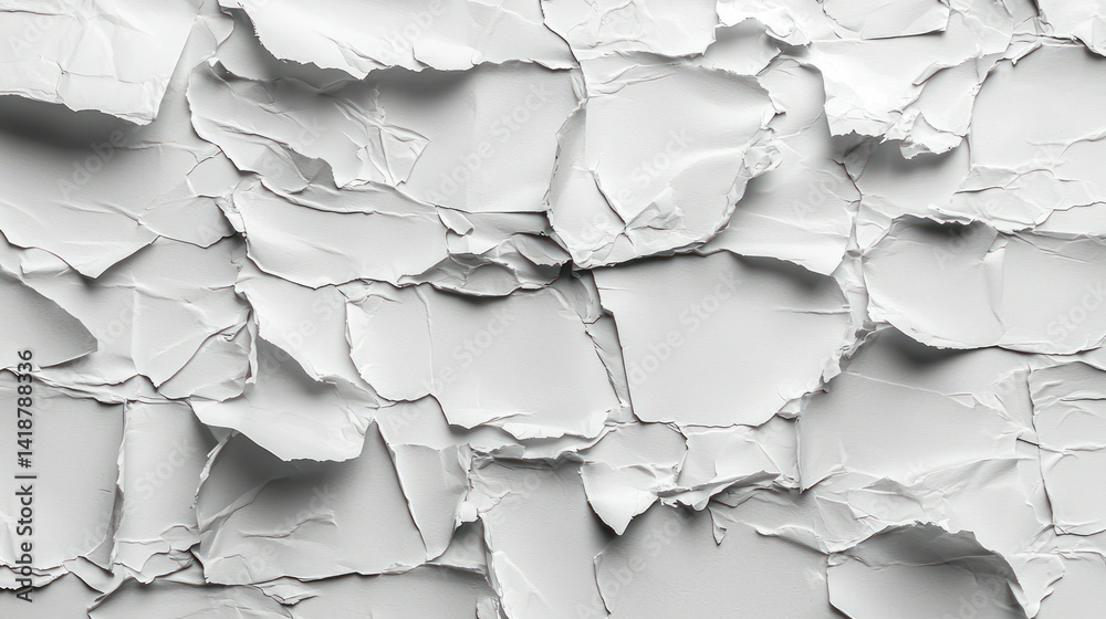 Cracked, textured surface Cracked, textured surface