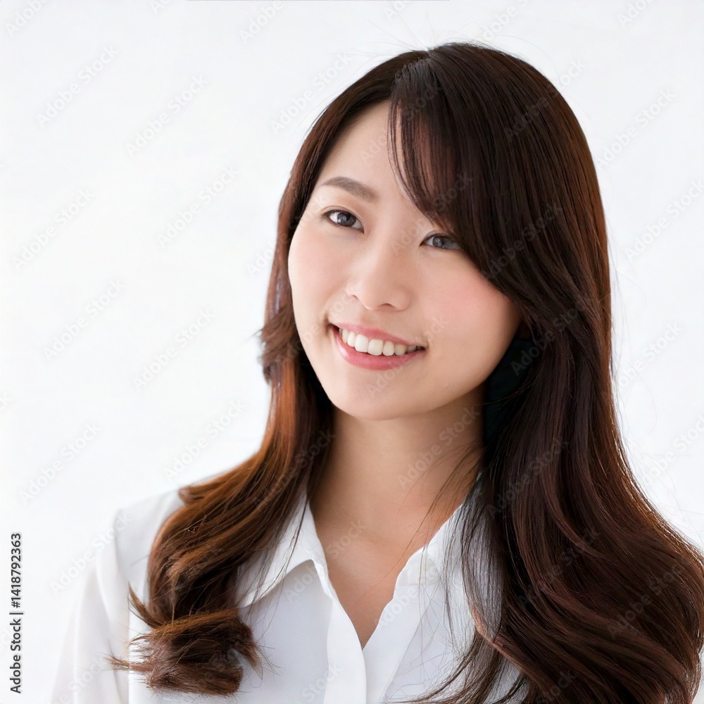 日本人,女性,20代,満面の笑み,シンプルな白い背景,Simple white background,Japanese,Female,Twenties,Beaming 日本人,女性,20代,満面の笑み,シンプルな白い背景,Simple white background,Japanese,Female,Twenties,Beaming
