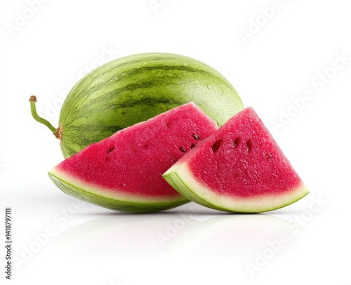 Fresh Watermelon Slices (2) photo